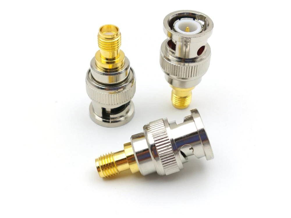 BNC Male to SMA Female Plug Coax connectors