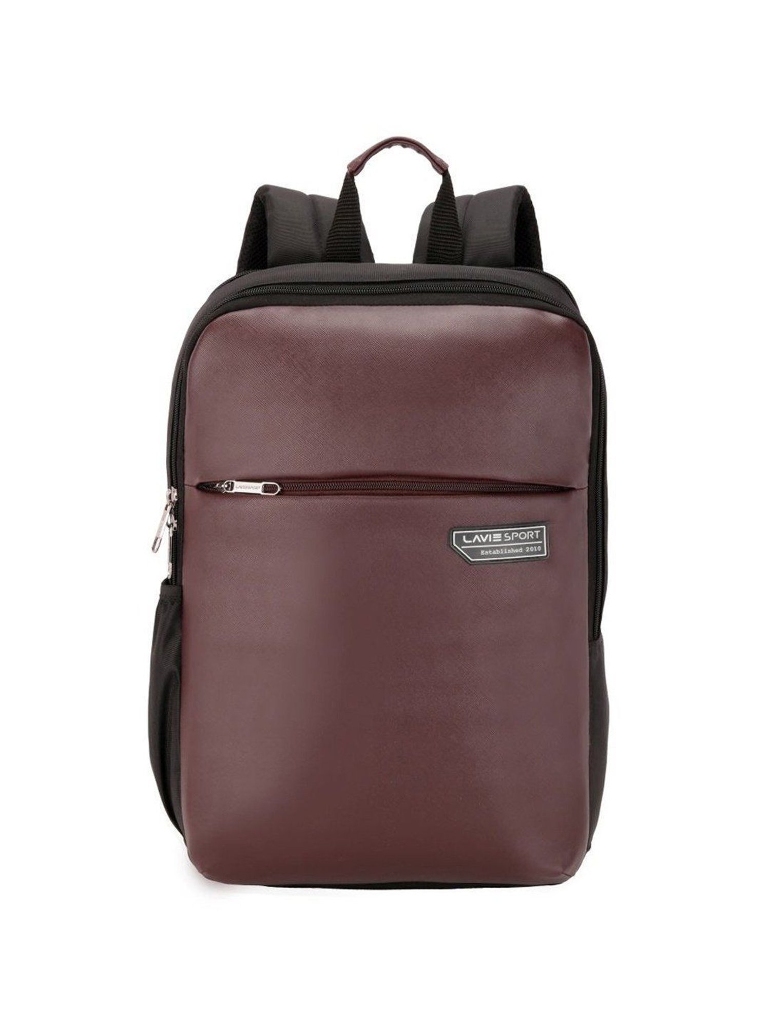 LAVIE SPORT Maroon Polyester Medium Laptop Backpack