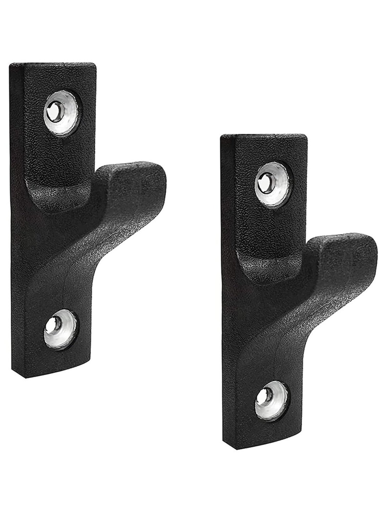 B Fit Wall Mounted Horizontal Barbell Holder Set of 2 (Black)