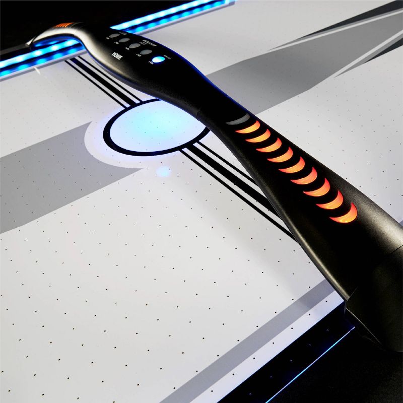 MD Sports Titan 7.5' Air Powered Hockey Table with Overhead Scorer - Black