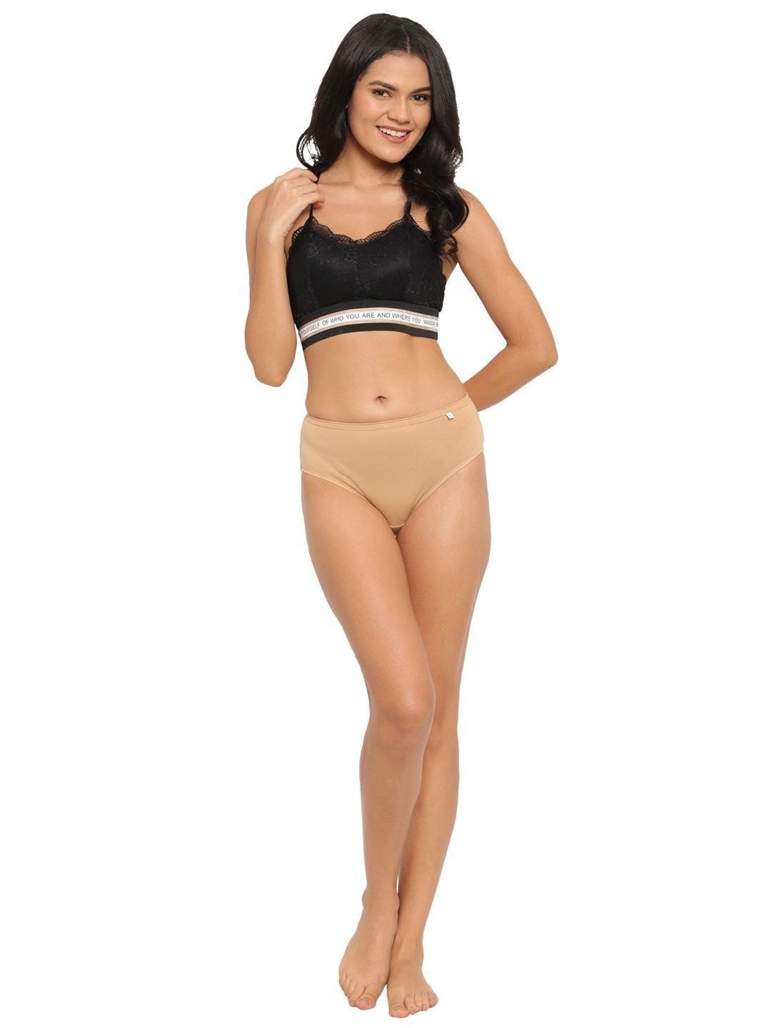 N-Gal Black Lace Non-Padded Bralette