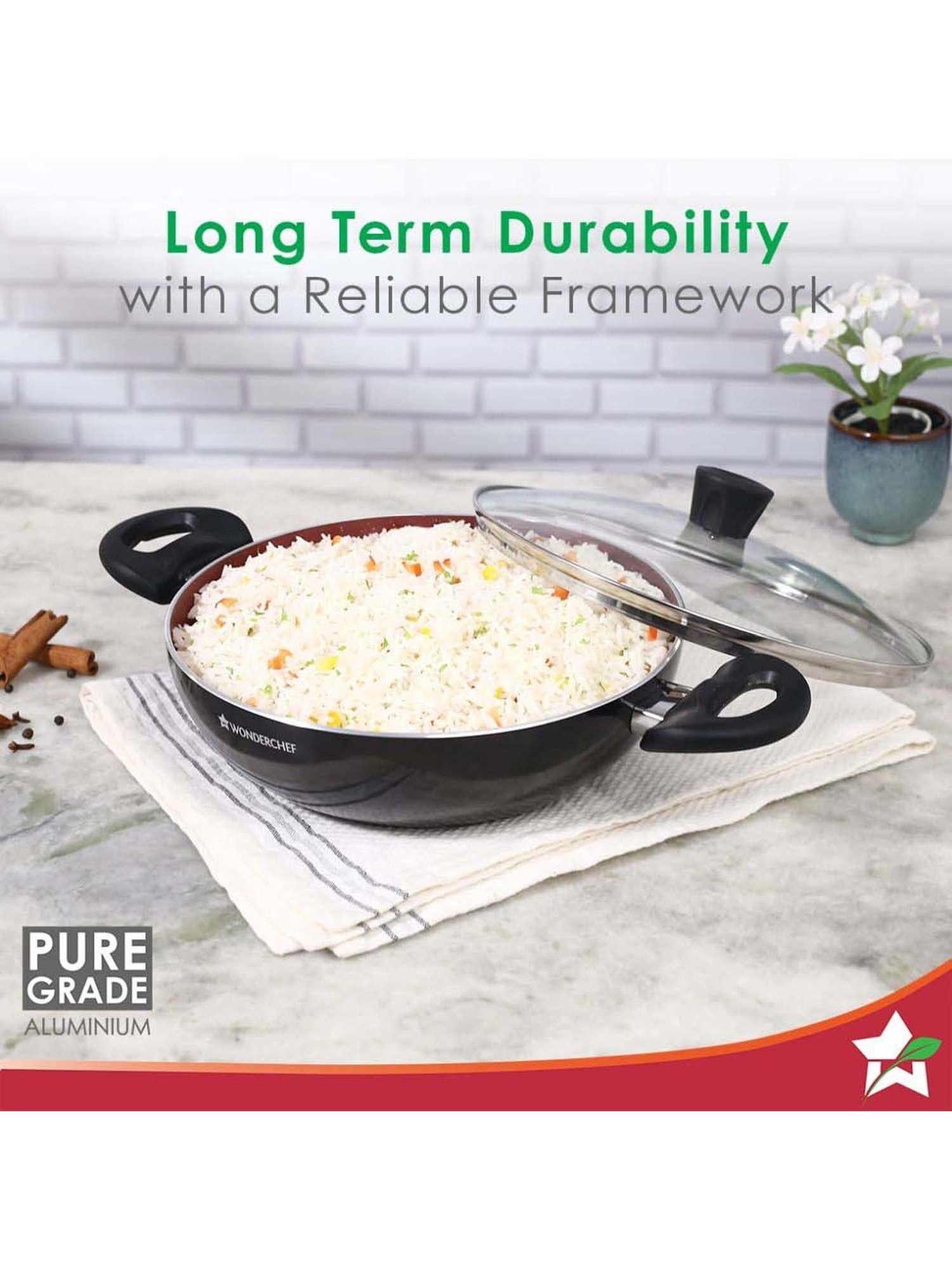 Wonderchef Galaxy 4 Pcs Cookware Set