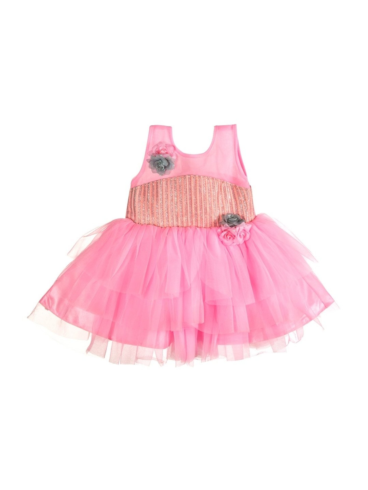 Mee Mee Kids Pink Applique Dress
