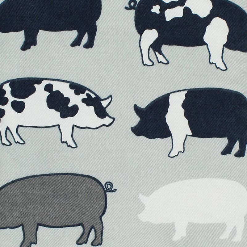 2pk Designer Pigs Print Oven Mitt - MU Kitchen