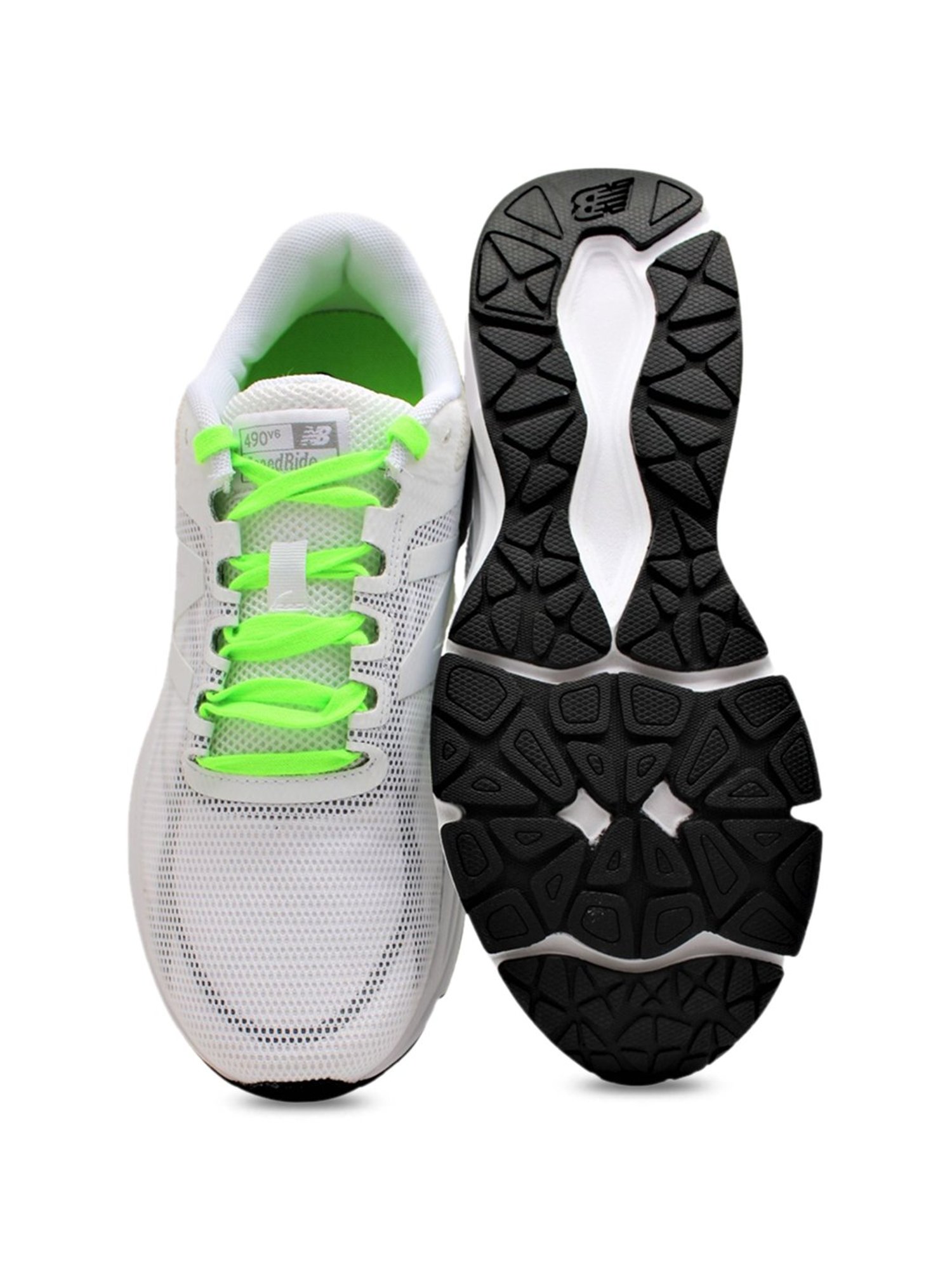 New Balance Men's Off White Running Shoes