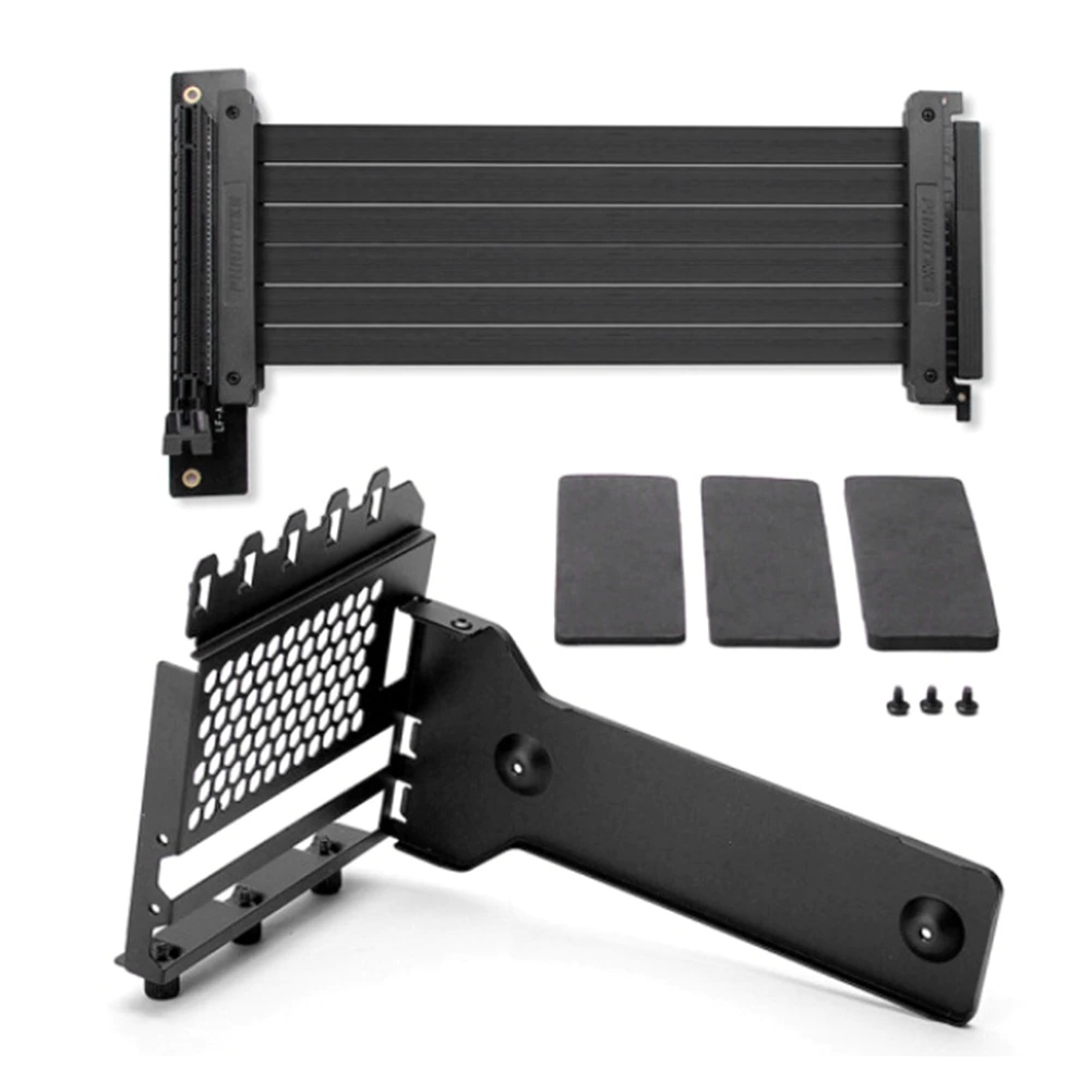 Universal Graphics Card Holder PCIe Slot Stability Shockproof Metal With 220mm Flat Line Mount Stand Vertical GPU Bracket