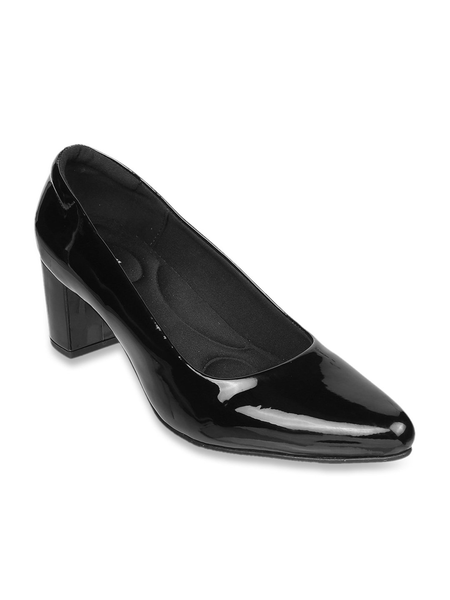 Mochi Women's Black Formal Pumps