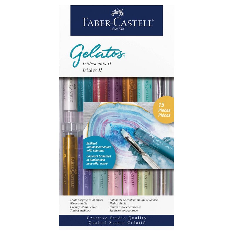 Faber-Castell 15pc Gelatos Iridescents II