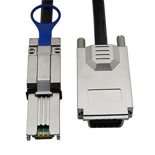 CableDeconn Infiniband SFF-8470 SAS34 to Mini SAS26P SFF-8088 Data Transfer Cable