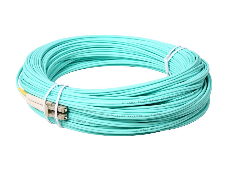 Fiber Optic Cable LC-LC 9/125 Duplex Single-Mode Fiber Cable Yellow 5 meters