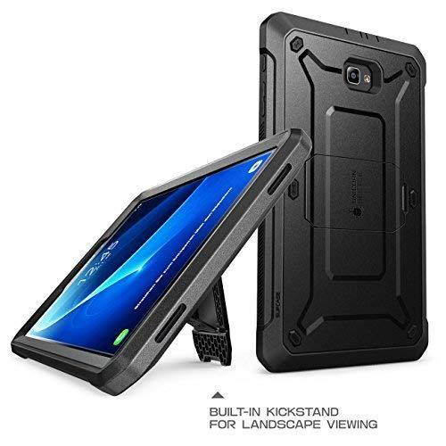 I-Blason Galaxy Tab A 10.1 Unicorn Beetle Pro Cover With Screen Protector Black