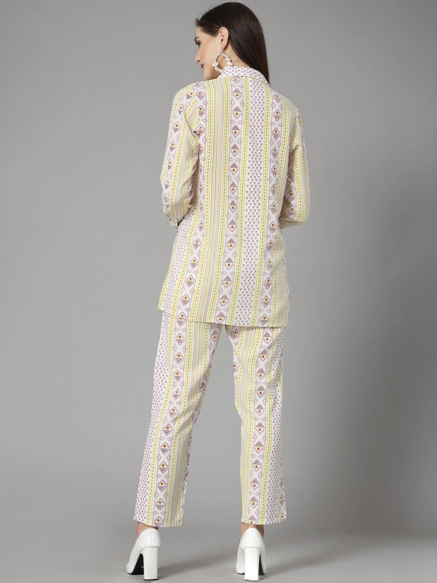 Stylum Multicolor Printed Top & Pants Set