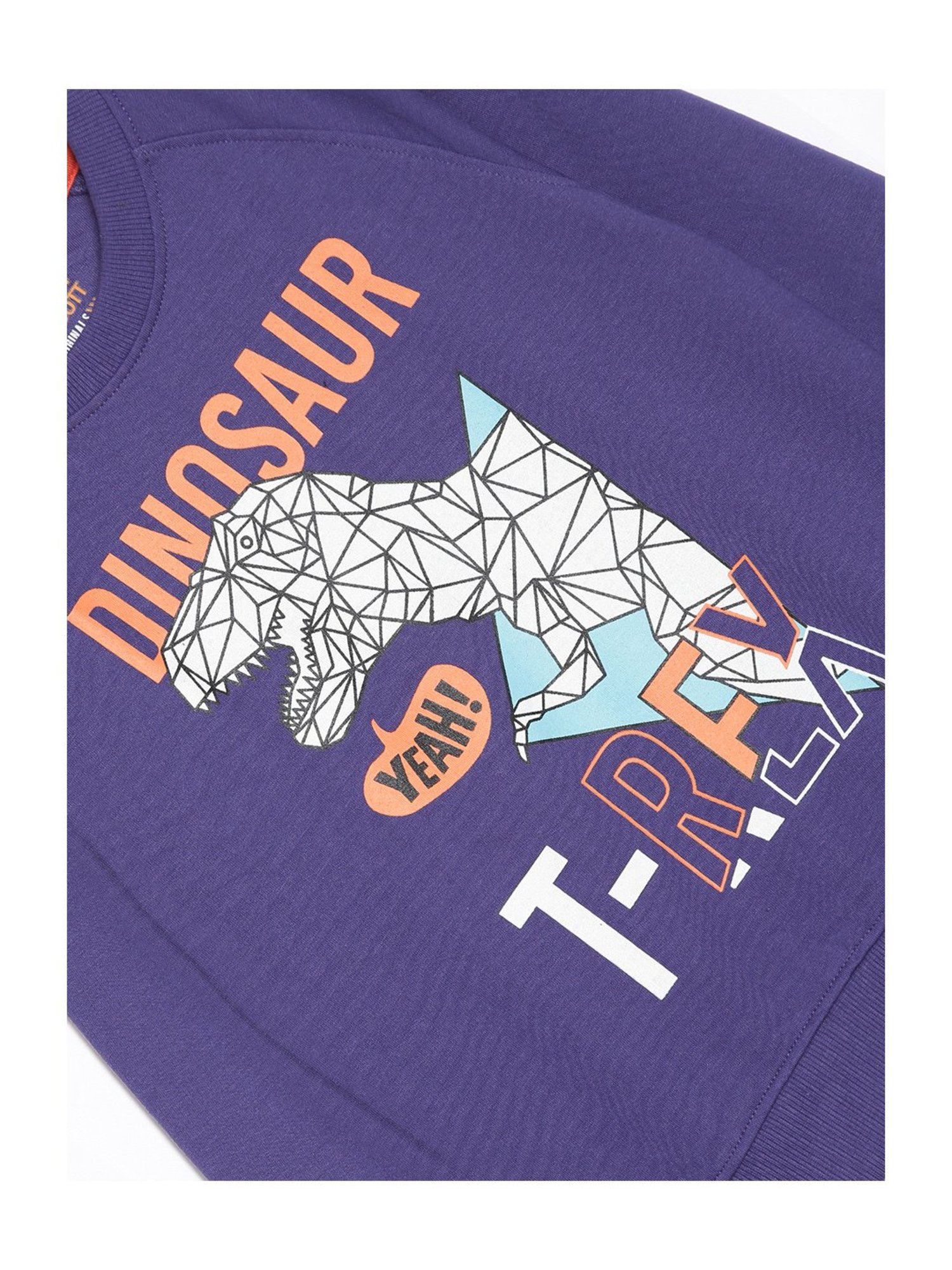 Dixcy Scott Originals Kids Purple Printed Full Sleeves Sweatshirt