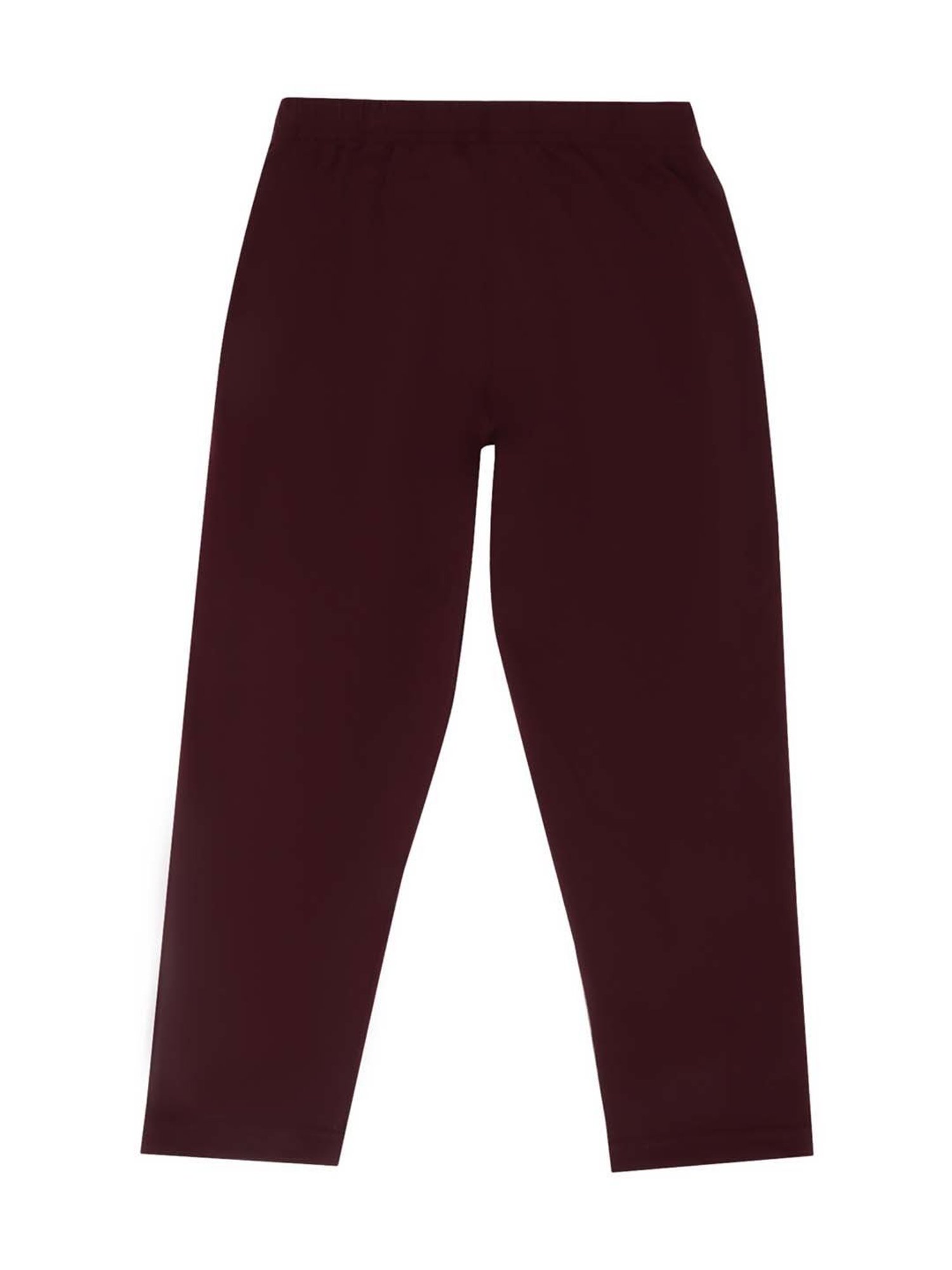 Proteens Kids Brown Cotton Printed Trackpants