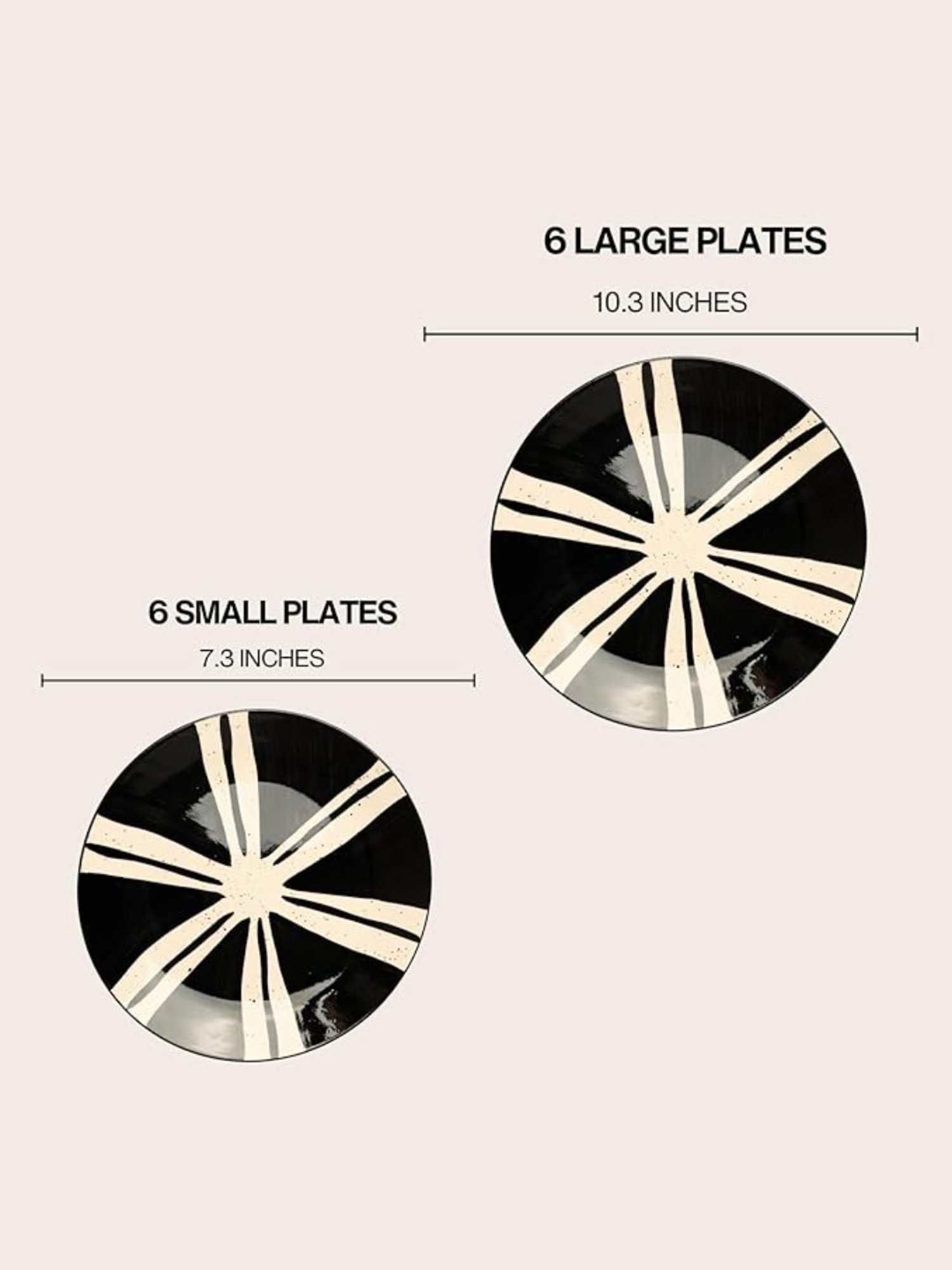 BlackCarrot White Ceramic 21 Pcs Modern Dinner Set