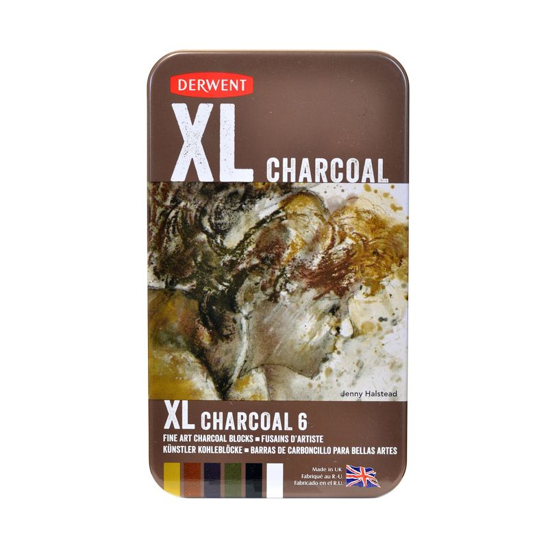 6ct XL Charcoal Blocks - Derwent