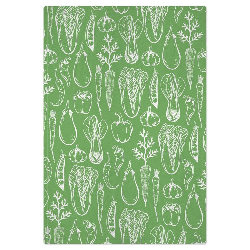 C&F Home Floral Garden Flour Sack Embroidered Cotton Kitchen Towel