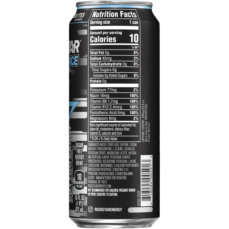Rockstar Xdurance Cotton Candy Energy Drink - 16 fl oz can