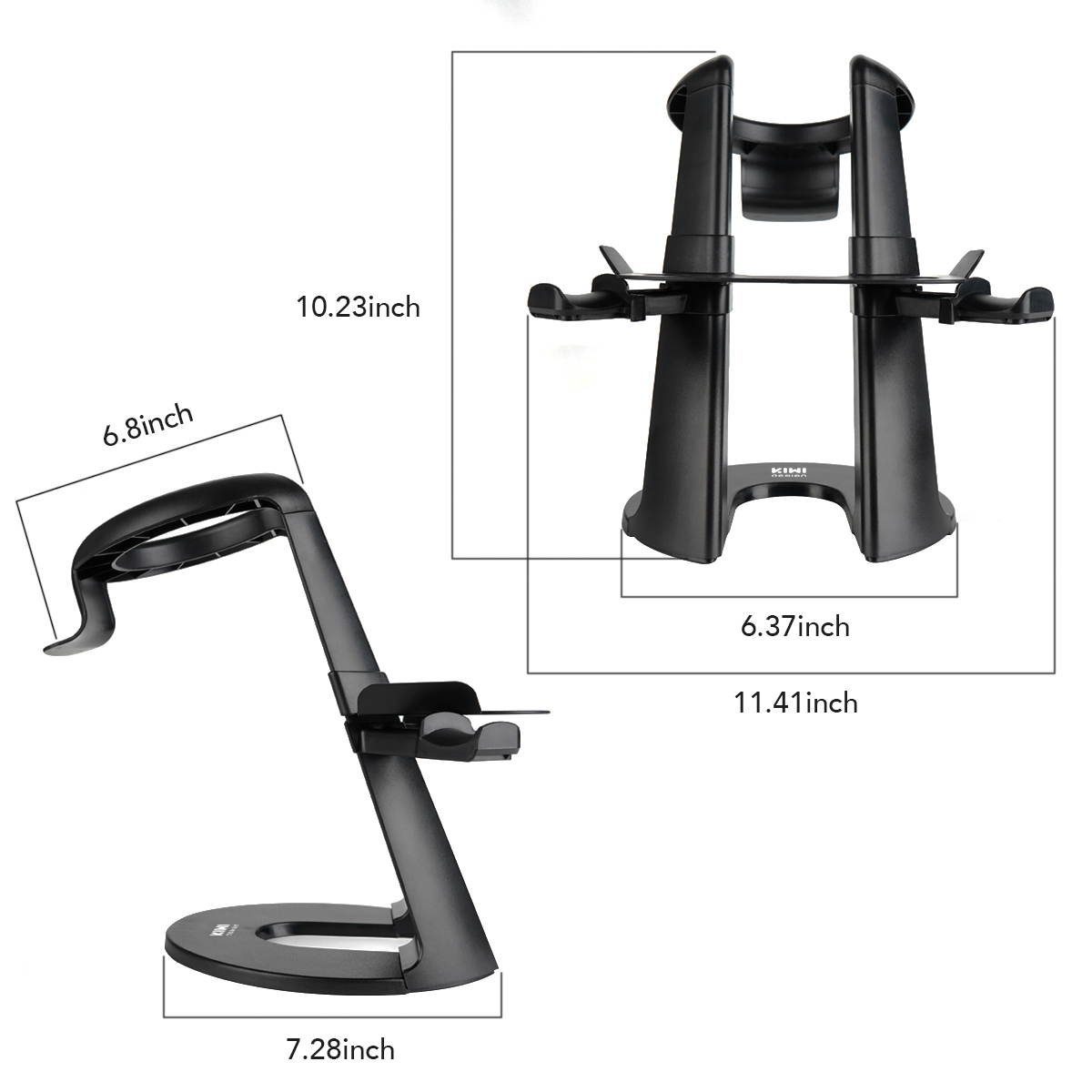 KIWI design VR Stand Headset Display And Controller Holder Mount Station For Oculus Quest2/Rift S/GO/HTC Vive /Valve Index