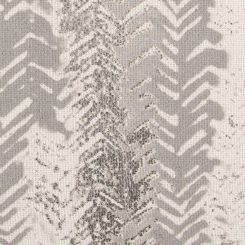 20"x20" Vertical Striped Square Throw Pillow Ivory/Silver - Rizzy Home