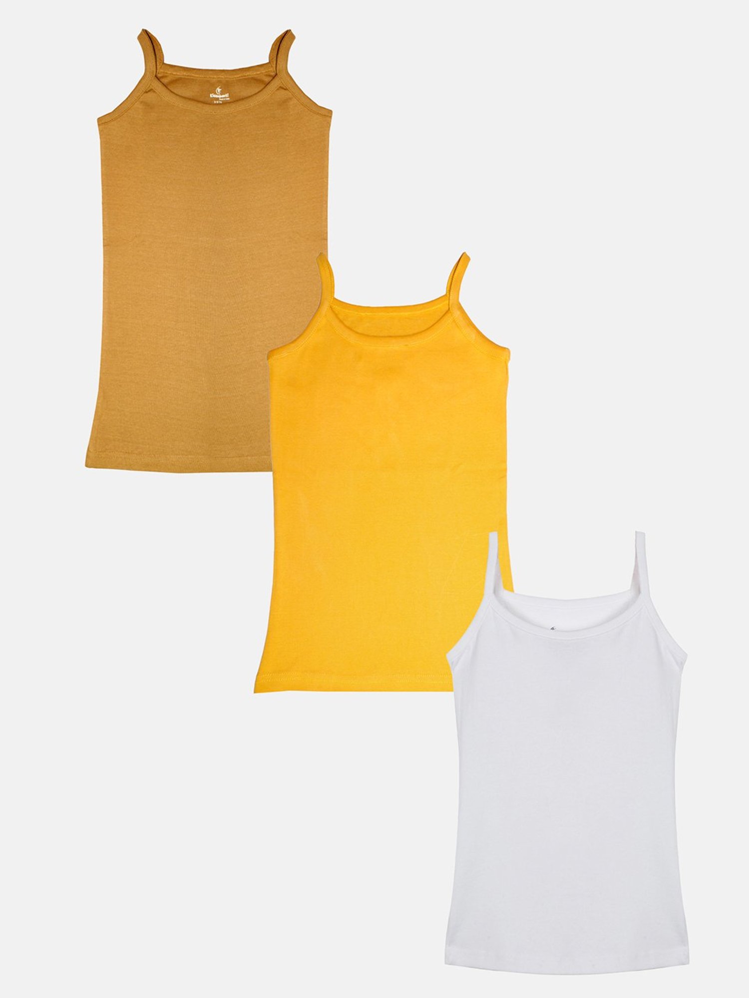 Y&F Kids by Westside White Camisole - (Pack of 3)