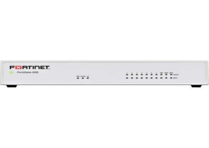Fortinet FortiGate FG-60F 10x GE RJ45 ports (including 7x Internal ports, 2x WAN ports, 1x DMZ port) Hardware Only