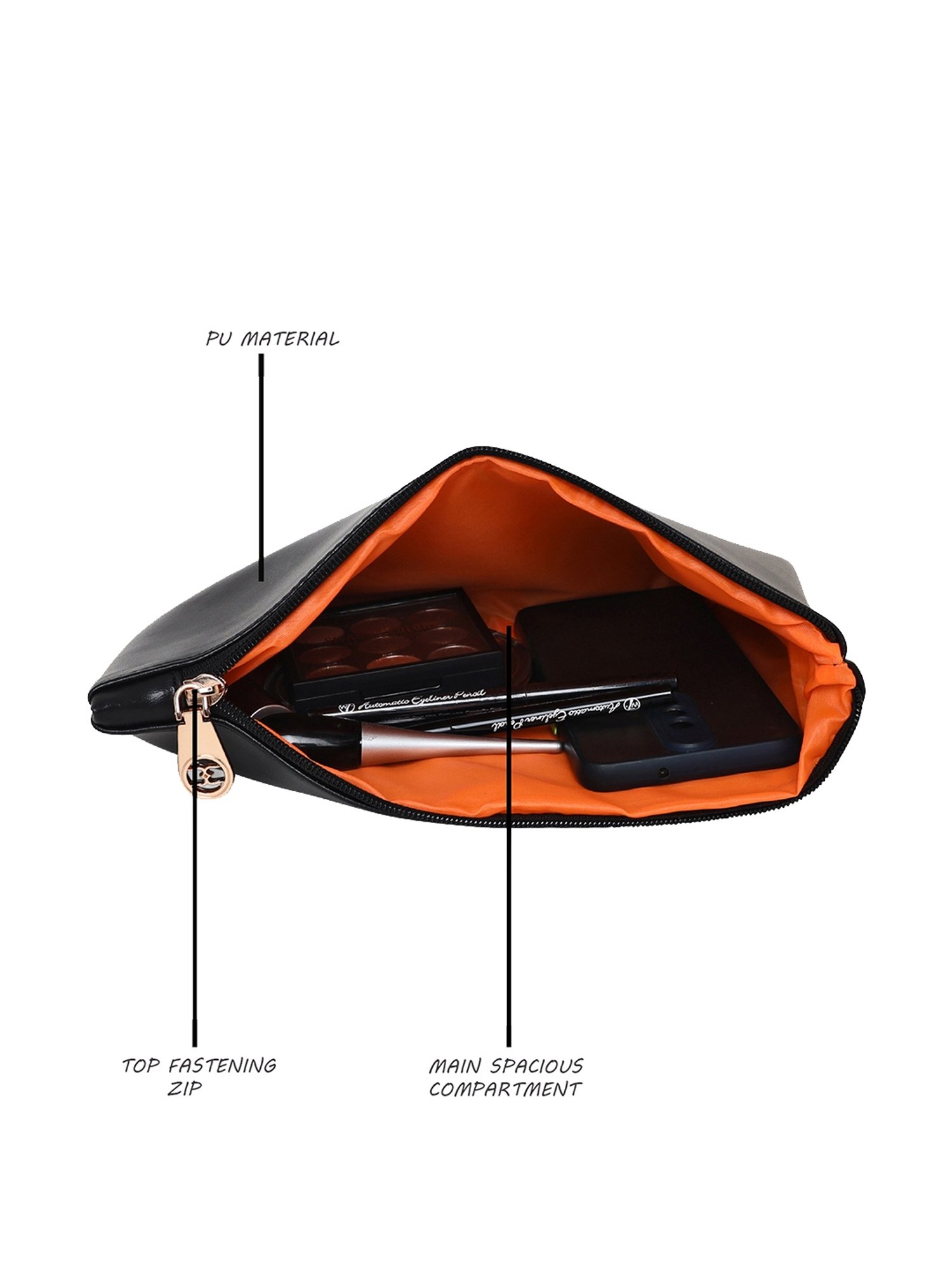 Esbeda Black Travel Pouch