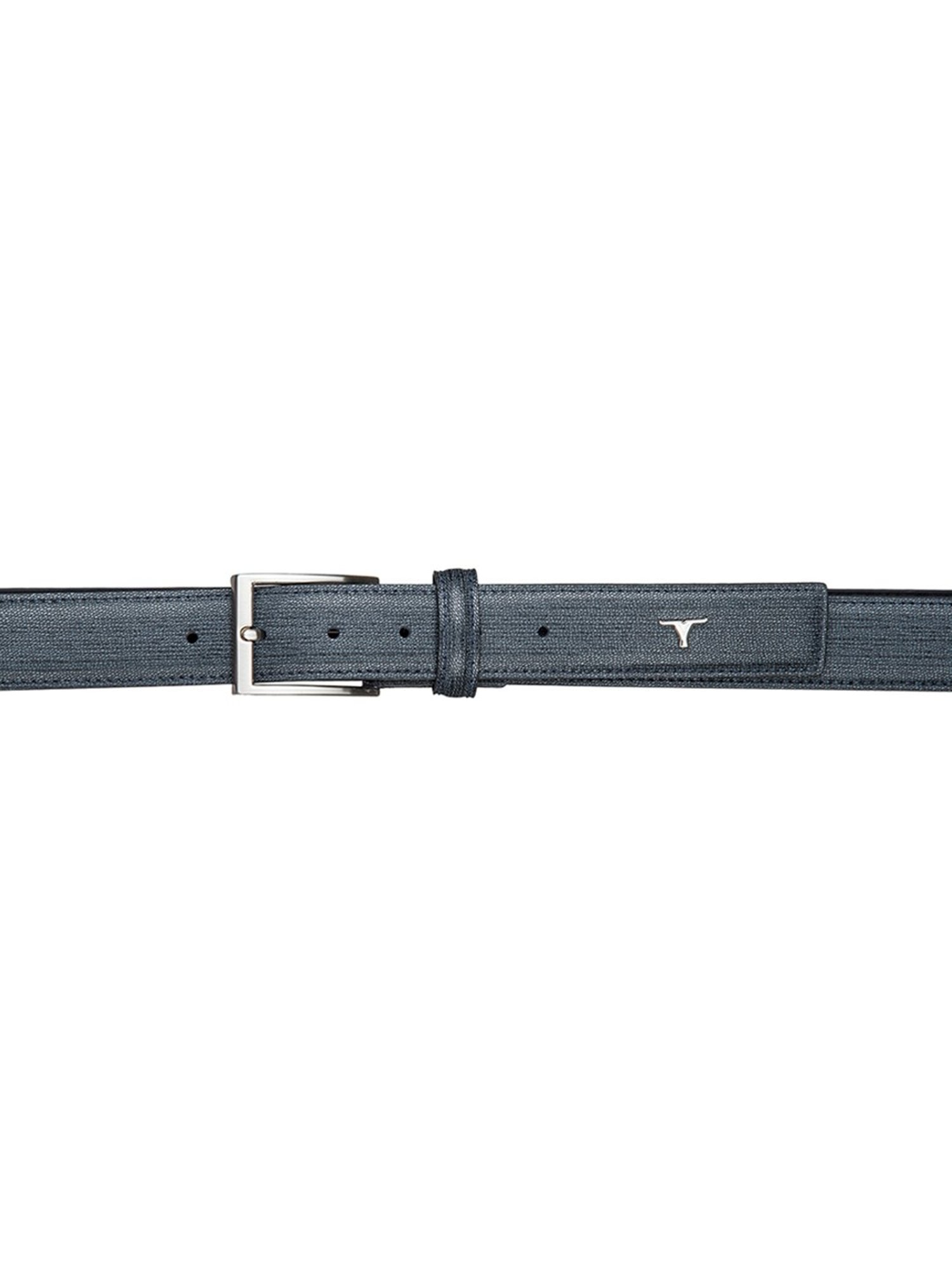BULCHEE Earth Grey Leather Formal Belt for Men