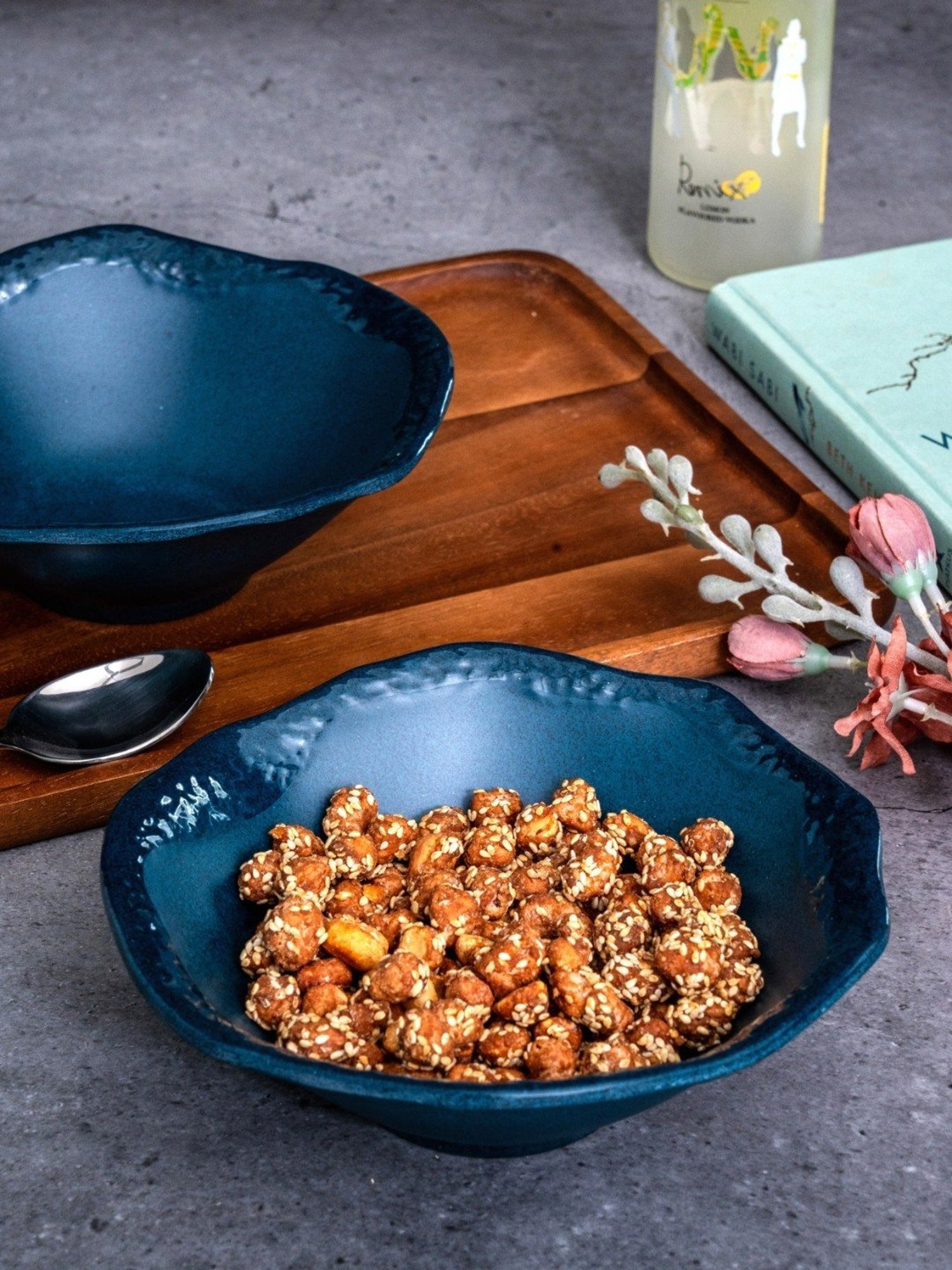 Stehlen Blue Melamine Primer Bowl - Set of 2