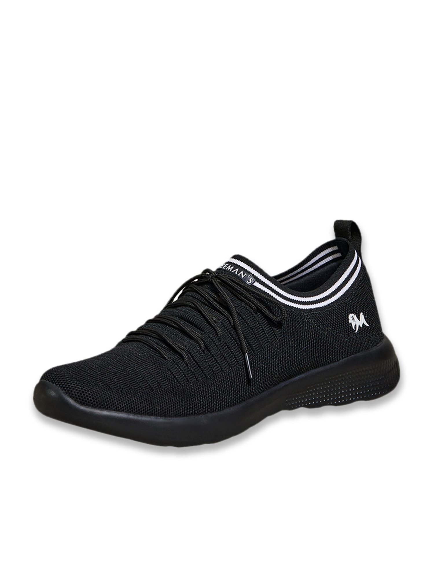 Neemans Men's Commuter Basics Black Casual Sneakers