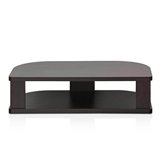 furinno fsp019ex indo wide swivel shelf for tv, 31.4"