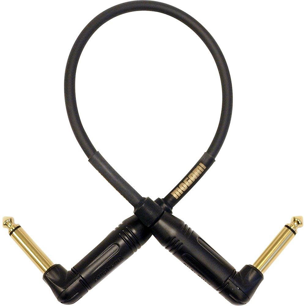 Mogami Gold Instrument 01RR 1 Foot Instrument Cable with Two Right Angle Ends
