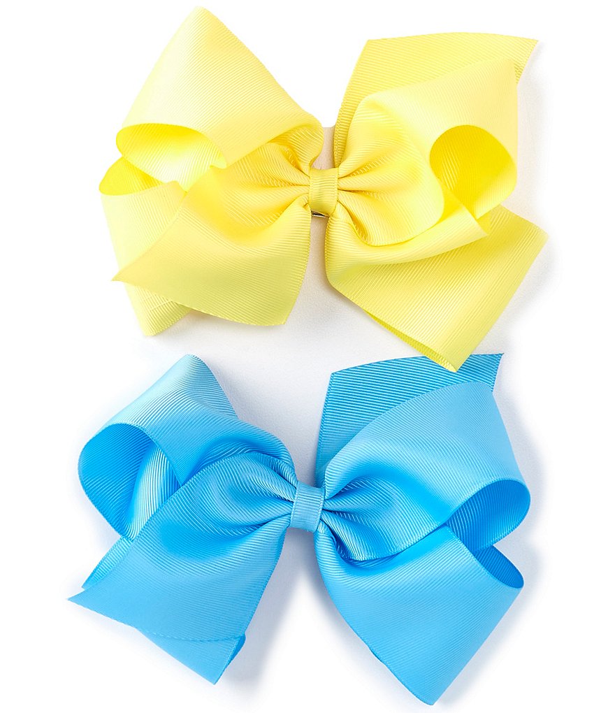 Copper Key Girls Grosgrain King Bows 2-Pack
