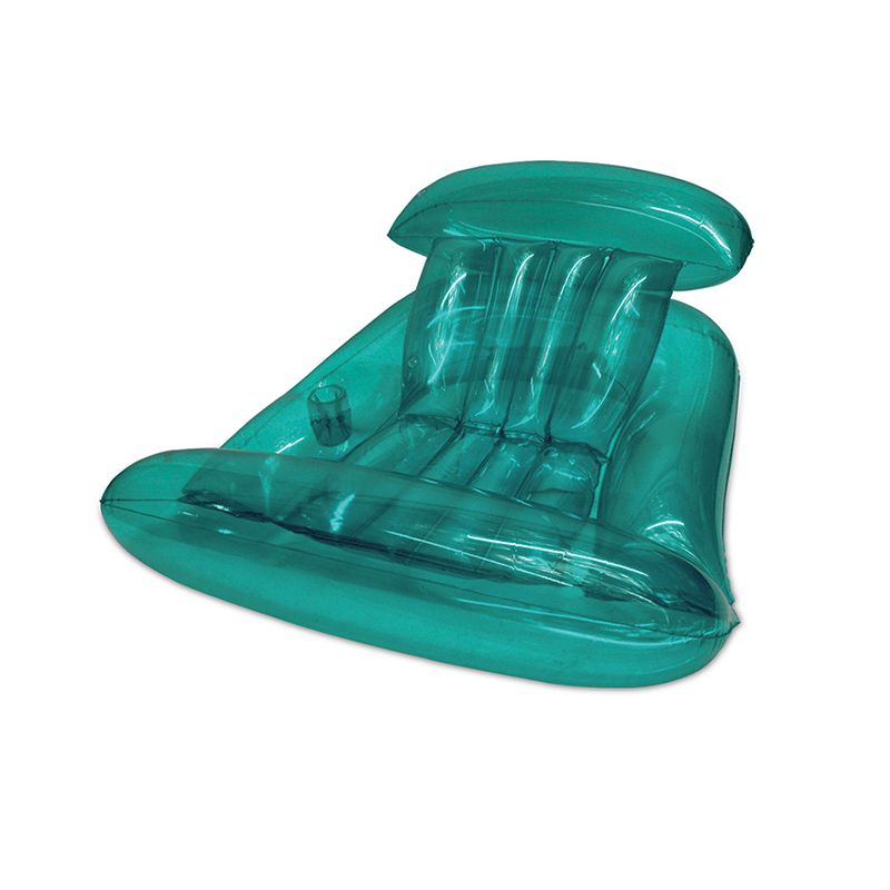 Swim Central 67" Float 'N' Deck Inflatable 1-Person Swimming Pool or Outdoor Lounger - Green