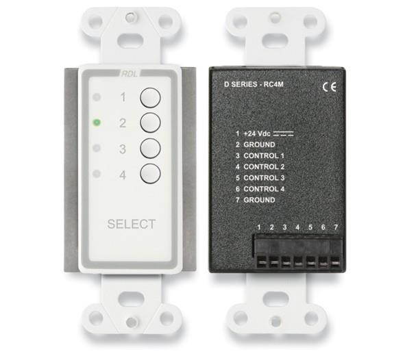 4 Channel Remote Control for RU-ASX4D and RU-ASX4DR
