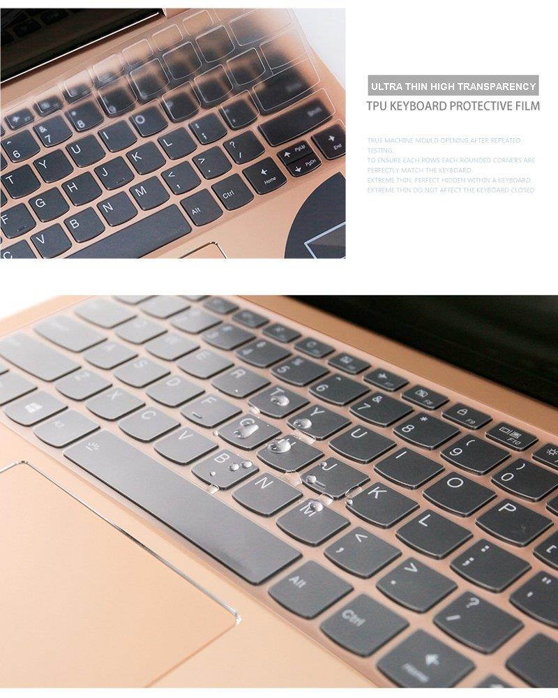CaseBuy Lenovo Yoga 920 13.9" Keyboard Skin Ultra Thin Soft TPU Material Keyboard Protector for Lenovo Yoga 920 13.9 Inch/Yoga C930 / Yoga 6 Pro, Clear TPU