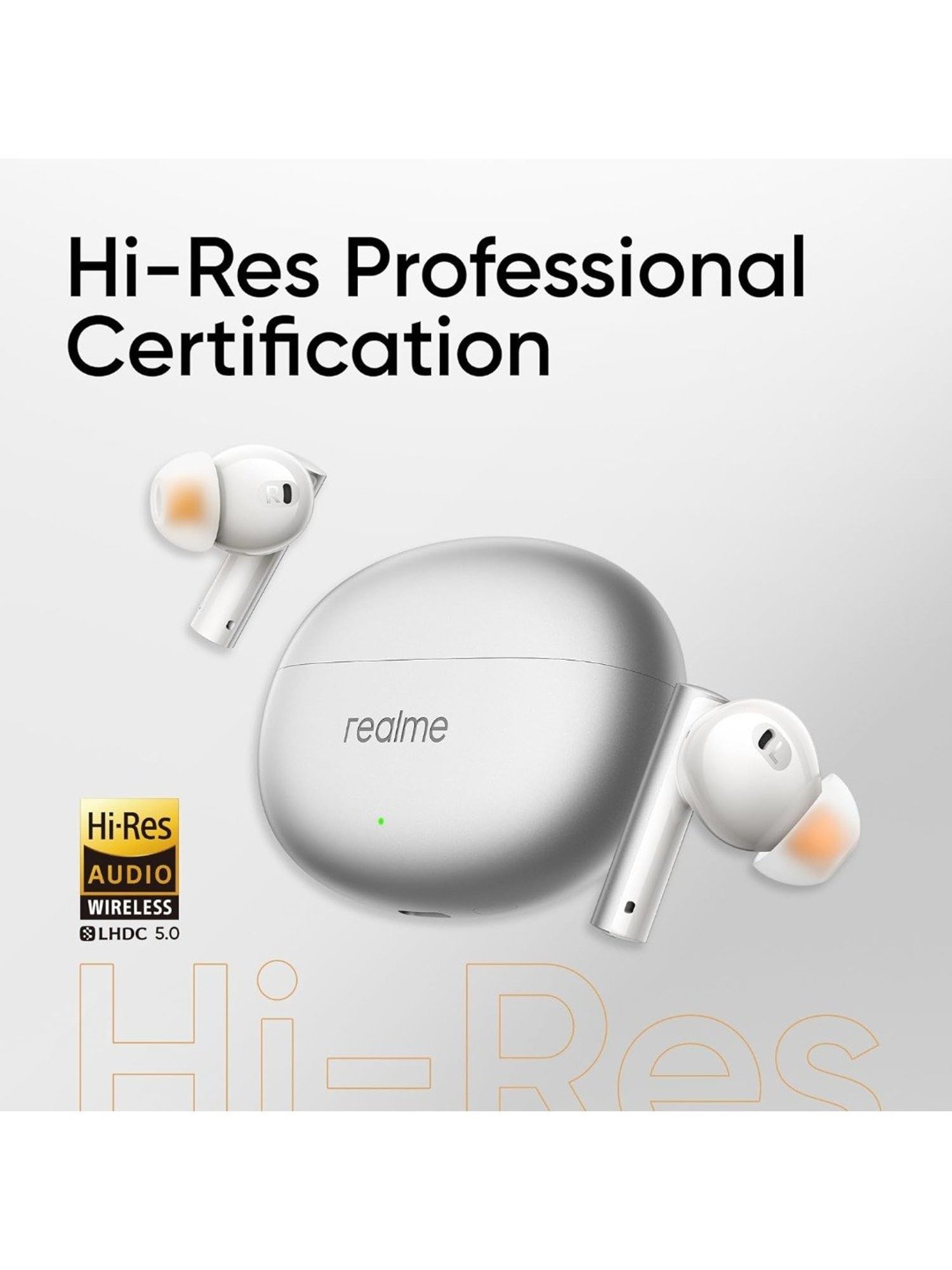 Realme Buds Air 6 In Ear BT Earbuds with 40Hrs Playtime (Flame Silver, True Wireless)