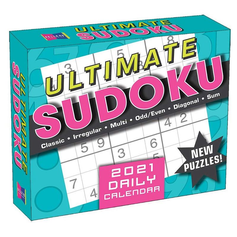 2021 Ultimate Sudoku Boxed Daily Calendar [Calendar] Conceptis Puzzles