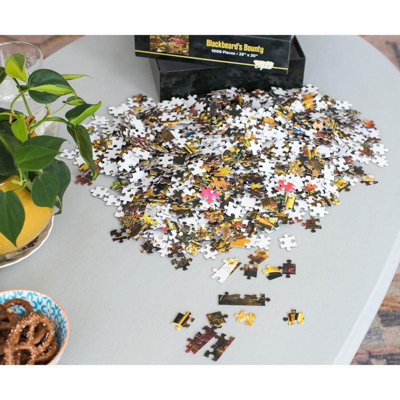 Toynk Blackbeard's Bounty Pirate Treasure Puzzle | 1000 Piece Jigsaw Puzzle