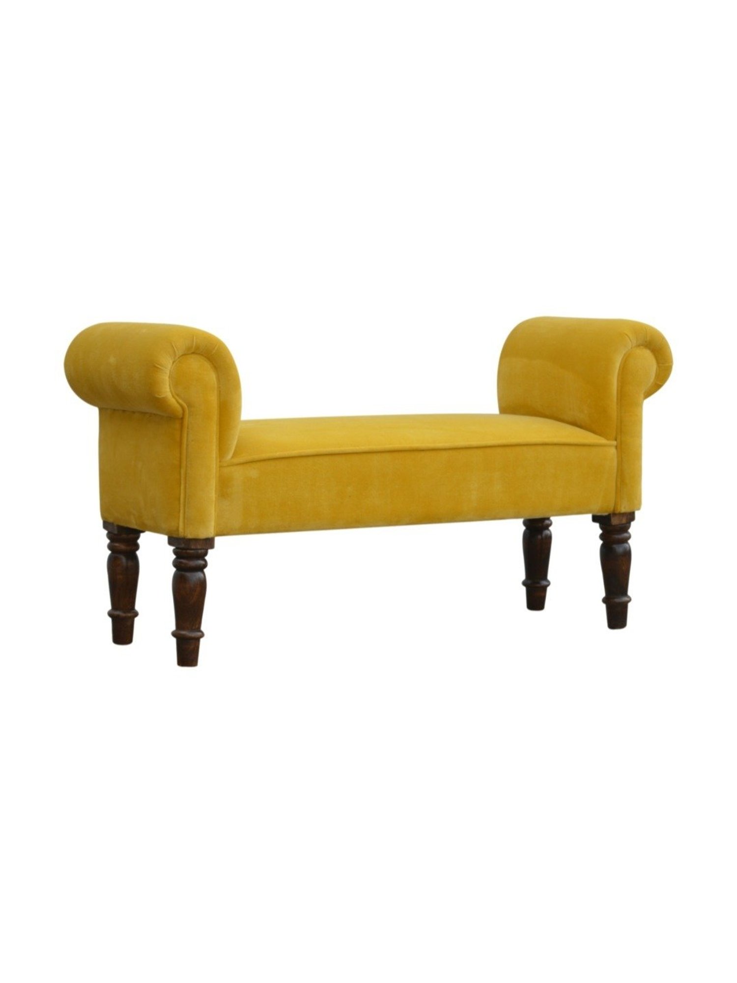 Chumbak Jodhpur Sailor Solid Blue Sheesham Wood Bench