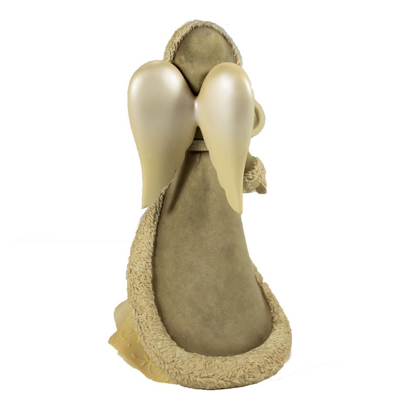 Foundations 7.5" Christmas Wishes Angel Wings Holy Holiday  -  Decorative Figurines