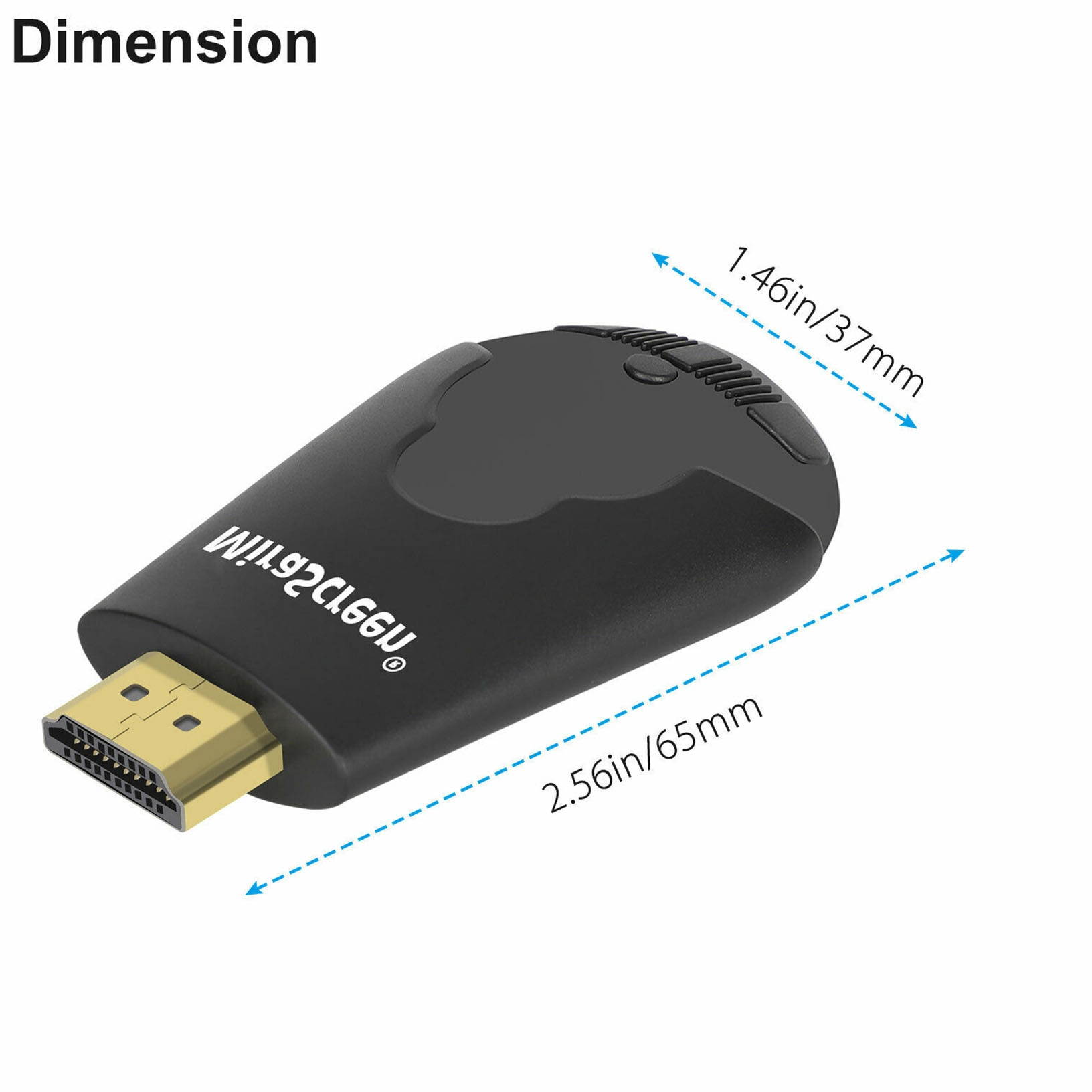WIFI 1080P Wireless Display TV Dongle Adapter HDMI Receiver Airplay Miracast
