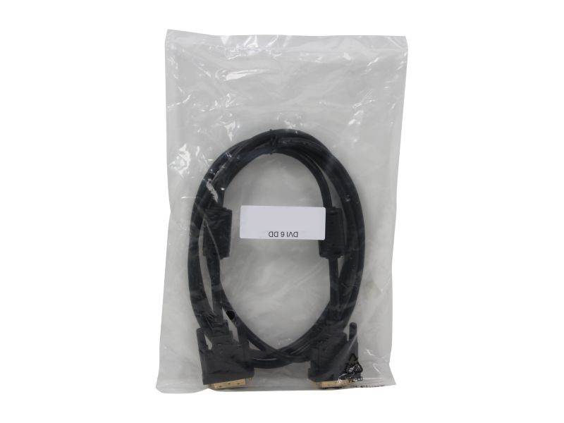 DAT 7321D Black Male to Male One DVI-D to DVI-D Single Link Cable