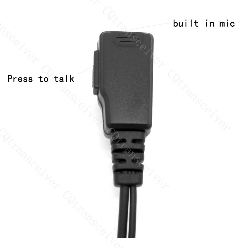 Clear Earbud PTT microphone for Motorola Talkabout two-way radio T270 T280