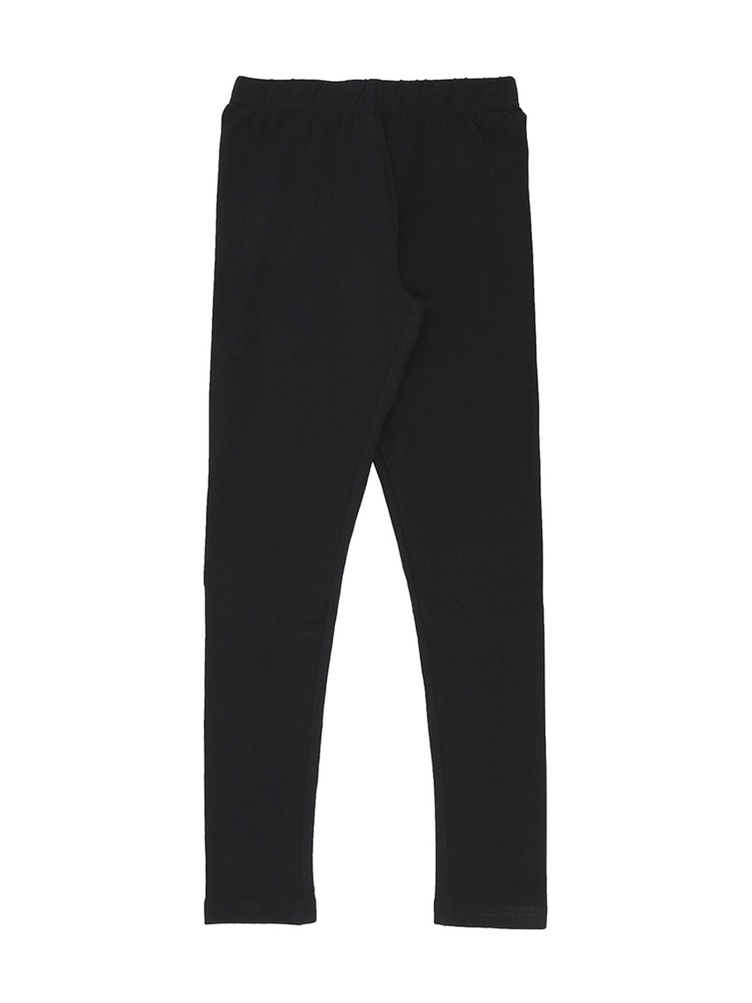 Pantaloons Junior Black Cotton Leggings