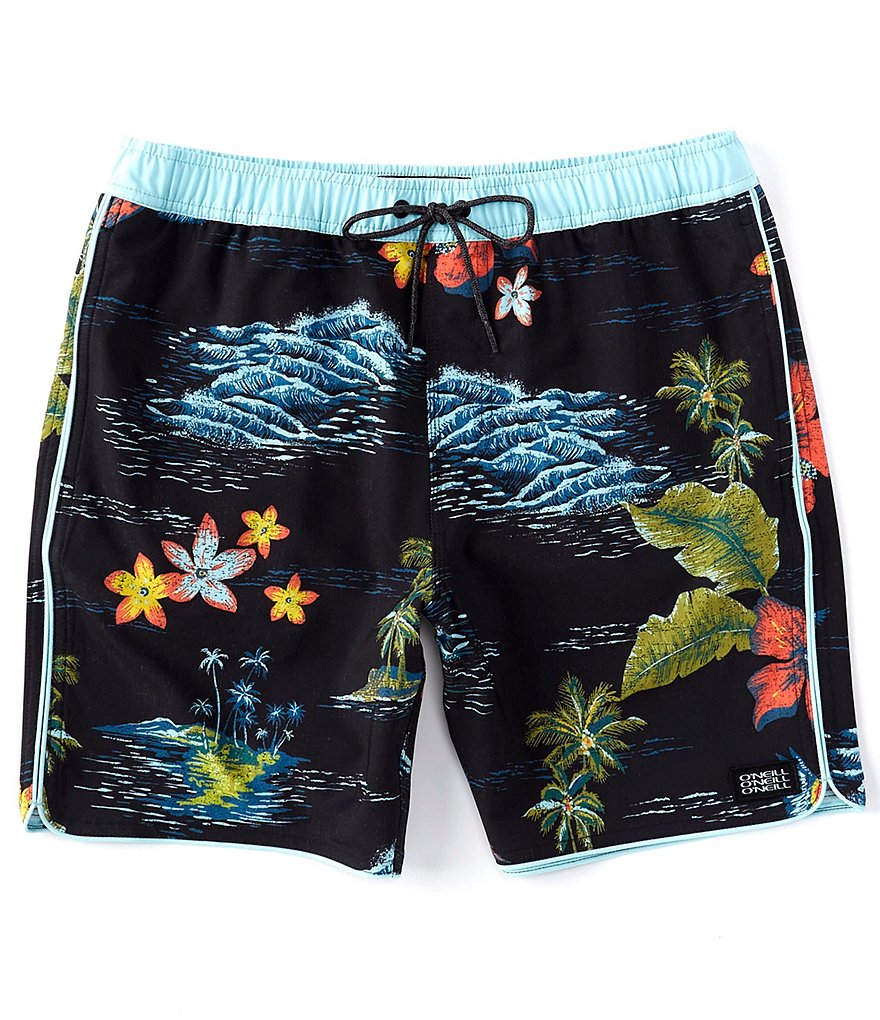 O'Neill Hyperfreak Exchange 17#double; Outseam Swim Volley Shorts