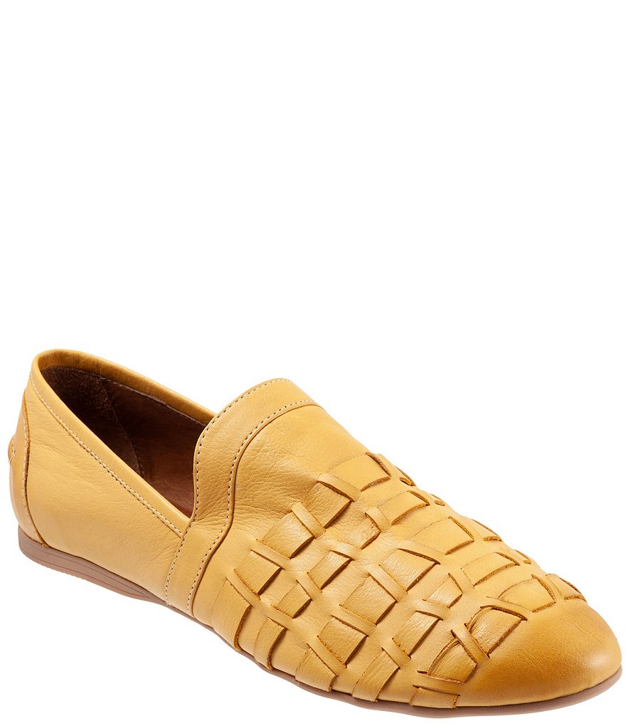 Bueno Kristy Woven Leather Slip-On Flats