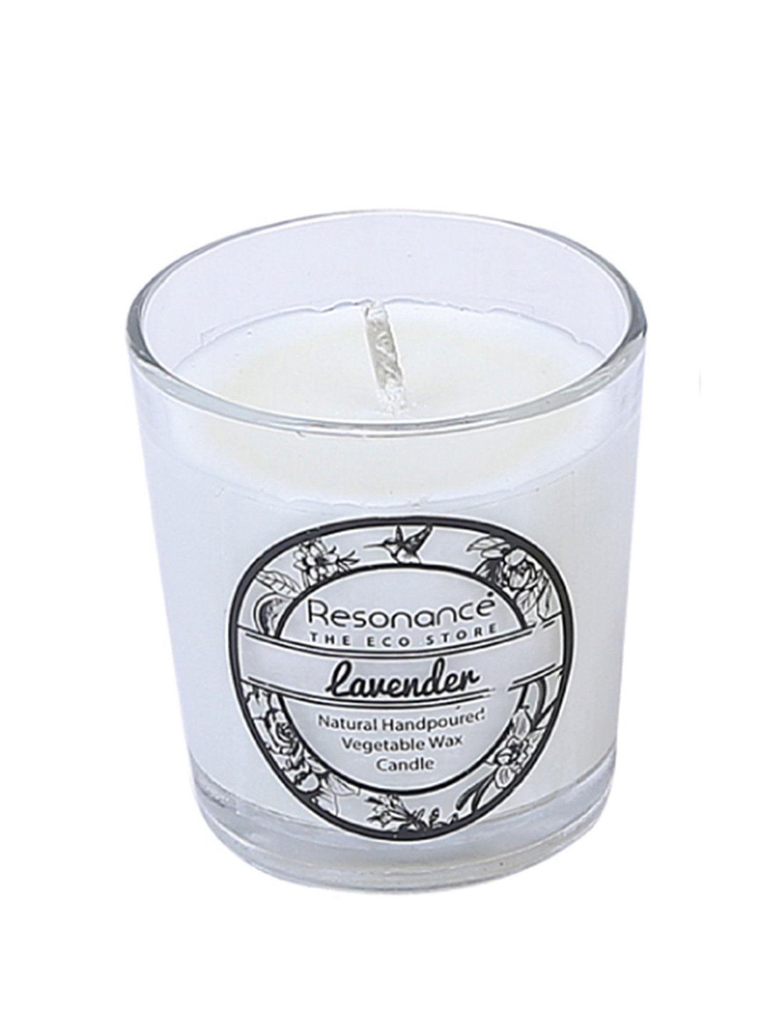 RESONANCE White Soy Wax Scented Aromatic Votive Candles (Lavender, Lemongrass, Cinnamon and Peach)