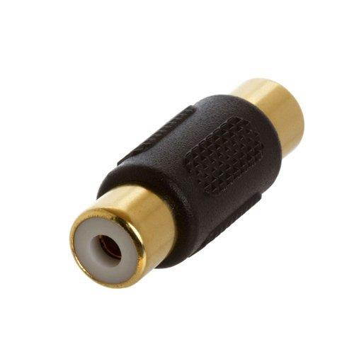 (Pack of 10) RCA Female Jack to RCA Female Jack Audio Coupler Adapter - Gold Plated