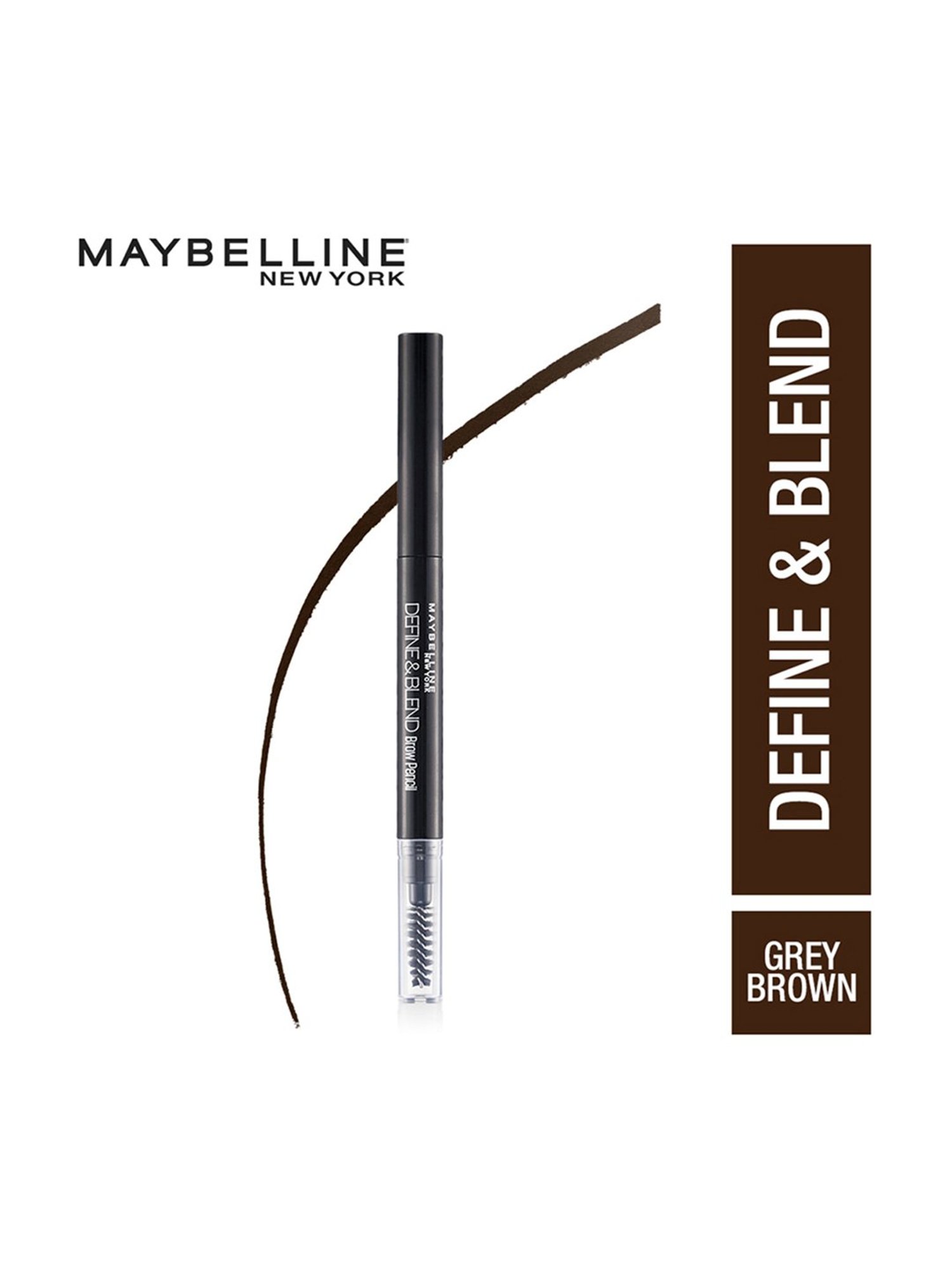 Maybelline New York Define & Blend Brow Pencil - Grey Brown,0.16gm